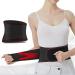 MIOTEQ Self-heated lumbar support belt for the lower back self-warming pad therapy for pain relief in the lower back waist warm belly (size: XXL/XX-Large)