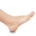Soles Gel Bunion Pad and Toe Separator with Splint - Big Toe Straightener for Foot Pain Relief - Hypoallergenic Silicone - One Size - White - Buy Online on GoSupps.com