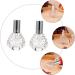 FRCOLOR 6pcs Glass Travel Perfume Bottles Fine Mist Spray Atomizers for Essential Oils & Fragrance Empty Crystal Perfume Sprayers - Buy Online on GoSupps.com