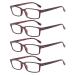 Eyekepper Reading Glasses Women - 4 Pack Comfort Readers Men(Tortoise) +2.00 4 Pack Tortoise