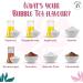 MBTK - 8 (Boba Bar London | Warm Moments Milk Bubble Tea Kit | 8 Milk Tea Flavours | 8 Boba & Jelly Toppings | Tapioca Pearls | 8 Bamboo Straws | 8 Tea Bags | 2 Recipe Cards ) - Buy Online on GoSupps.com