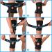 Adjustable Knee Brace for Arthritis, ACL, Meniscus Tear - Open-Patella Stabilizer for Sports Injury Rehabilitation - Black - Buy Online on GoSupps.com