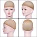 URAQT 8 Pcs Stretchy Nylon Wig Caps - Ultra Thin Breathable Wig Net Cap for Women Men - Beige - Buy Online on GoSupps.com
