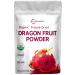 Organic Freeze-Dried Dragon Fruit Powder (Pink Pitaya/Pitahaya), 8 Ounce, Perfect for Shakes, Baking & Smoothie, Non-GMO, No Gluten, Vegan Friendly