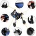 Adjustable Dog Wheelchair for Back Legs Small Dog Wheel-Chair Dog Wheelchair Trolley Disability Dog Wheelchair Back Leg Rehabilitation Aid for Small Dogs X-Small - Buy Online on GoSupps.com