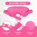 NEWGO Cooling Eye Mask for Puffy Eyes - Hot Cold Therapy Gel Mask for Migraine, Dark Circles, Dry Eyes - Reusable & Rose Red - Buy Online on GoSupps.com
