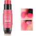 Creamy Blush Stick Buildable & Blendable Finish Luxurious Adds Shimmer Easy To Use On The Go Easy To Use Blends Effortlessly Cream Blush Makeup for All Skin Tones (B) - Buy Online on GoSupps.com
