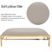 Soft Waterproof PU Leather Nail Arm Rest - Gray | Ergonomic Hand Pillow for Manicure | Nail Salon and Home Use - Buy Online on GoSupps.com