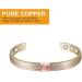 Magnetic Copper Bracelet for Arthritis & Migraines | 8 Strong Magnets | Natural Therapy Jewelry - Buy Online on GoSupps.com