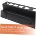 MUSISALY Curling Iron Rack Curler Wall Rack Hair Curler Rack Hair Curler Holder Stainless Steel Black - Buy Online on GoSupps.com