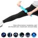 Massage Roller for Legs - Muscle Stick with 5 Spiky Balls for Cellulite Relief | Blue Thigh Arm & Waist Massager - Buy Online on GoSupps.com