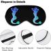 Watercolor Mermaid Sleep Mask - Adjustable Eye Cover for Sleeping, Travel, and Nap - Blocks Light for Men and Women - Buy Online on GoSupps.com