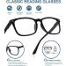 Buy BLUELESS Reading Glasses for Women - Fashionable Transparent Readers (0.50x) - Stylish & Comfortable - Buy Online on GoSupps.com