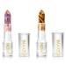 IMAKEUPNOW 2 Pcs Tinted Vegan Lip Balm Color Changing Lipstick PH Lip Balm  Glimmer Lip Balm - Amethyst+Amber