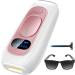 Aminz IPL Devices Hair removal with 999 900 flashes laser hair removal with 2 modes and 5 energy levels for face/beauty/bikini/back/pelvis/armpits