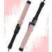 MEGAWISE Pro 1.25 Inch Ceramic Barrel Hair Curling Iron with 60s PTC Fast Heating Anti-Scald Grip & Tip Auto Shut Off 360 Swivel Cord 2 Clips & Heat-Resistant Glove Included