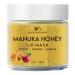 Lip Mask & Lip Balm - leave-on Overnight repair and nourish lip mask or lightweight non-sticky daytime lip care with Vitamin C Antioxidants Manuka honey Stem cells 1 oz.