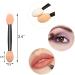 CIXLOGIC 50pcs Disposable Dual Sided Eyeshadow Brushes Eye Shadow Applicator Sticks Soft and Comfortable Sponge Tipped Eye Make up Applicators - Buy Online on GoSupps.com