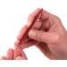FAUDE Pointed Tweezers - Precision Stainless Steel Tweezers for Splinters Thorns & Ingrown Hairs | 10cm Red | International Shipping - Buy Online on GoSupps.com