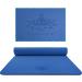 Hatha Yoga Extra Thick TPE Yoga Mat - 72 x 32 - 1/2 Thickness - Eco Friendly SGS Certified - High Density Anti-Tear Bolster - Blue - Buy Online on GoSupps.com