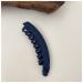 Hair Clips Solid Color Frosted Banana Clip Fashion Ponytail Holder Hair Clips Hairpins Barrettes Women's Hair Accessories Blue Hair Clips (Size : Navy blue)