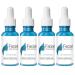 KYOSK Facial Skin Serum Hyaluronic Acid Serum for Face Collagen Boost Anti Aging Daily Serum Collagen Boost Face Serum Anti-Wrinkle Serum Suitable for All Skin Types for Women & Men (4pcs)