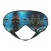 3D Underwater World Fish Dolphi Print Double-Sided Eye Mask Soft and Light Blocking for Enhancing Sleep Quality
