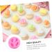 COHEALI 9 Pcs Baking Mold Silicone Tray Soap Silicone Molds Cupcake Candle Gems Silicone Mold Jelly Dessert 7X7X1CMx3pcs Pinkx3pcs - Buy Online on GoSupps.com