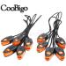 5 Pack Emergency Survival Whistle with Lanyard and Zipper Pull - Outdoor Camping and Hiking Essentials - Buy Online on GoSupps.com
