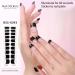 Ruarby Gothic Short Press on Nails Handcrafted Round Accessories False Stick on Nails for Women and Girls extra small - Buy Online on GoSupps.com