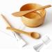 Tiferr Face Mask Bowl and Brush Set  Face Mask Brush Applicator  5 in 1 Facial Mask Maker Tool Kits -Mask Bowl Spatula Brush Spoon Measuring Cup for DIY Clay Mask