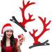 Christmas Reindeer Hair Clips Dragon Horn Antler Hair Ornament | Antler Hair Accessories Antlers Ears Barrettes for Women Girls Family  - Buy Online on GoSupps.com