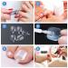 Clear Toe Nail Tips 600 PCS - French False Nails for Manicure & Acrylic Tips by BORNBYME - Buy Online on GoSupps.com