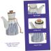 Zerodeko 2pcs Ceramic Soy Sauce Pot Seasoning Container Shoyu Dispenser Sauce Container Soy Sauce Dispenser Syrup Ceramic Soy Sauce Container Syrup Dispenser Oil Storage Tank Ceramics Wood 7X7X12CMx2pcs Assorted Colorx2pcs - Buy Online on GoSupps.com