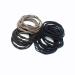 20pcs Hair Ties for Women Girls Men  Elastic Hair Ties Bracelets for Thick Thin Curly Hair No Damage  Seamless Pony Tail Holders  4-1 Design Elastic Band Bulk  Black Gray Brown Black Gray Brown-20pcs