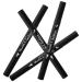 Outanaya 4pcs Eyeliner Smudge-proof Eye Definer Ink Liner Makeup Long-lasting Eye Pencil Eye Stamp Black Abs