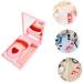 FRCOLOR 6 Boxes makeup brush set makeup brush container portable powder brush Cosmetic Tool Lip make up kit Portable Beauty Brush Foundation Brush plastic abs woman mirror box - Buy Online on GoSupps.com