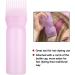 AZMUDE Hair Oil Bottle 160ml Hair Dyeing Brush Bottle Plastic Hair Color Oil Comb Applicator Tool with Scale for Hair Dye Coloring (Pink) - Buy Online on GoSupps.com