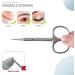 BEZOX Extra Fine Curved Cuticle Scissors - Professional Stainless Steel Cutter for Manicure Care - Buy Online on GoSupps.com
