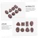 HEMOTON 16pcs Simulation Chocolate Artificial Cookie Simulated Chocolate Decor Fake Chocolates Cake Accessories Toys for Kids Bulk Toys Fake Cookies Child Marshmallow Multifunction Pvc 3.90X2.80X1.80CM 1 - Buy Online on GoSupps.com