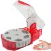 Premium Pill Cutter - Split Tablets Easily | Cuts Up to 14 Shapes | Efficient Self-Retracting Design for Vitamins & Medications - Buy Online on GoSupps.com