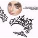 DOITOOL Glitter Eyeshadow 3 Pairs Lace Eyeliner Stickers Eyeshadow Halloween Web Face Sticker Pride Eye Liner Stickers Make up - Buy Online on GoSupps.com