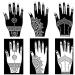 XMASIR Henna Tattoo Stencil Kit - Set of 20 Sheets for Indian Arabian Mehndi Stencils | Temporary Tattoo Templates for Hand & Body Art - Buy Online on GoSupps.com