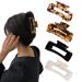 Aaiffey 4PCS Non-Slip Tortoise Hair Claw Clips | Stylish Leopard Hair Clamps for Strong Hold | Hair Styling Accessories for Women and Girls - Buy Online on GoSupps.com