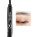 Four-Headed Eyebrow Pencil 4 Points Eyebrow - Microblading Eyebrow Pencil Long-Lasting Eyebrow Makeup for Natural-Looking Eyebrow Pochy Black - Buy Online on GoSupps.com