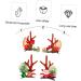 DRESSOOS 2 Pairs Christmas Hair Clips Xmas Hair Clip Girls Christmas Barrette Christmas Hair Accessories Women Hair Clips Clips for Hair Antlers Barrette Clothing Cosplay Baby Abs - Buy Online on GoSupps.com