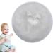 Fulenyi Powder Puff for Body - Soft Round Body Cosmetic Powder Loose Puff with Ribbon Bow | Dry Makeup Tool Body Powder Applicator for Baby Kid Adult White - Buy Online on GoSupps.com