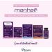 Vitavea Manha Menopause Dietary Supplement without Hormones - Folic Acid Omega 3 Zinc and Iron - 60 Capsules - Purple - 2 Months - Made in France - Buy Online on GoSupps.com
