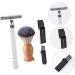 Beaupretty Manual Razor Facial Trimmer for Men - Portable Double Razor & Shaving Brush Set - International Shipping Available - Buy Online on GoSupps.com