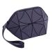 Shiny cosmetic bags geometric striped make-up bag cosmetics and body care bags foldable portable trip waterproof organizer organizer